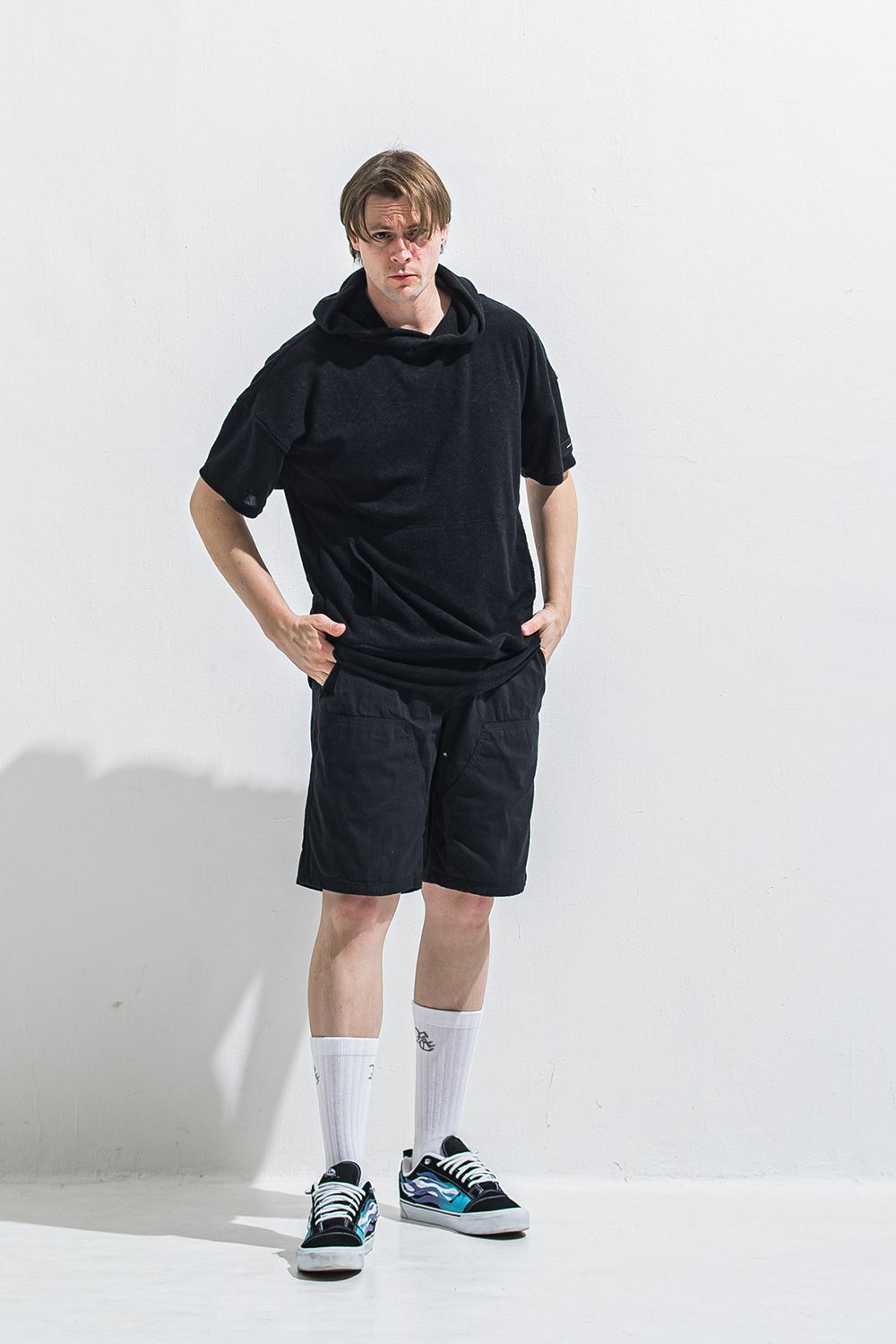 DOUBLE KNEE SHORTS / ダブルニー ショーツ