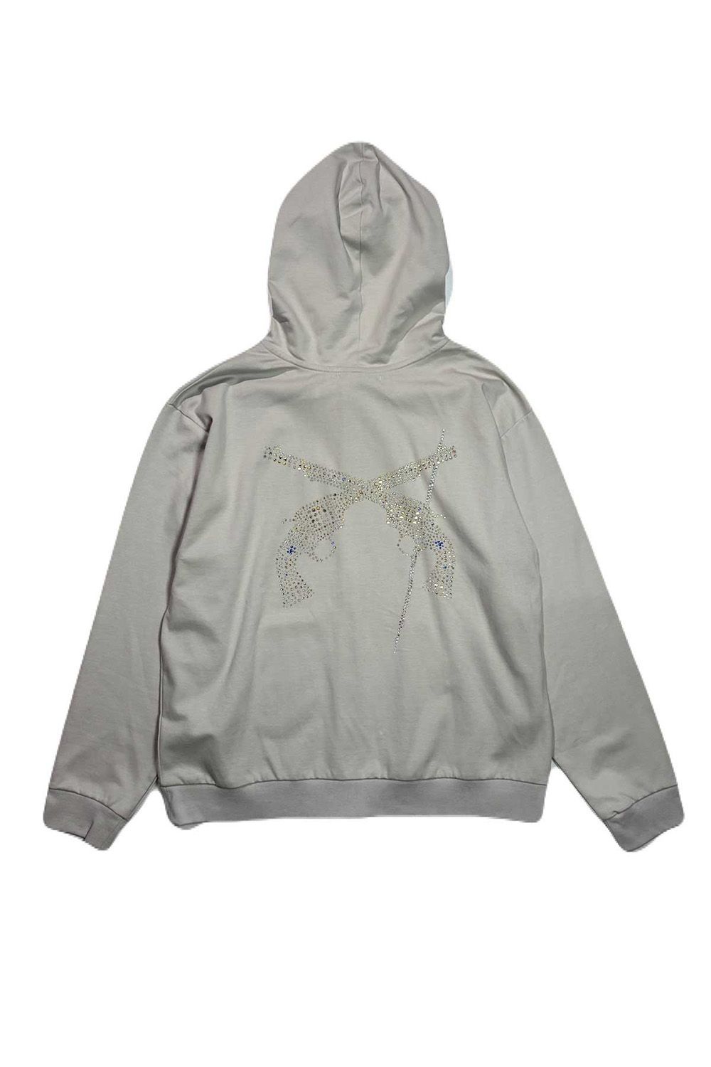 ST/JER HOOD INKJET/CRY / ストレッチジャージ フーディー インクジェットプリント スラッシュクロスガンクリスタル