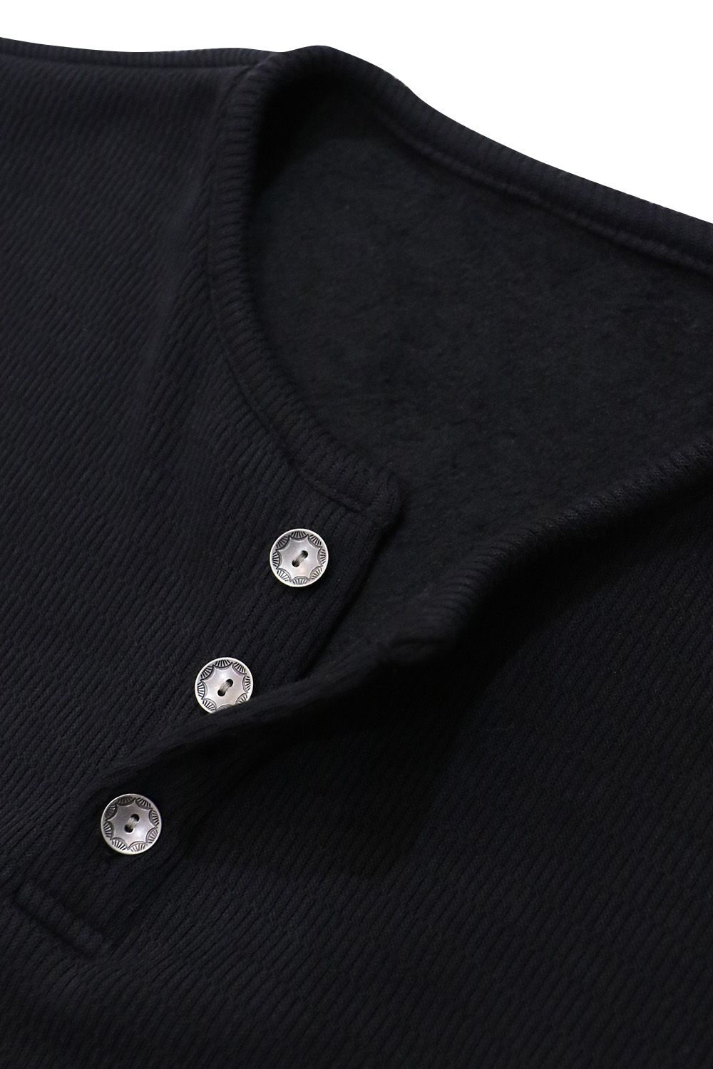 VELOURS FLEECE THERMAL HENRY / ベロア フリース サーマル ヘンリーネック