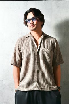 russel shirts / ラッセル織り オープンカラーシャツ
