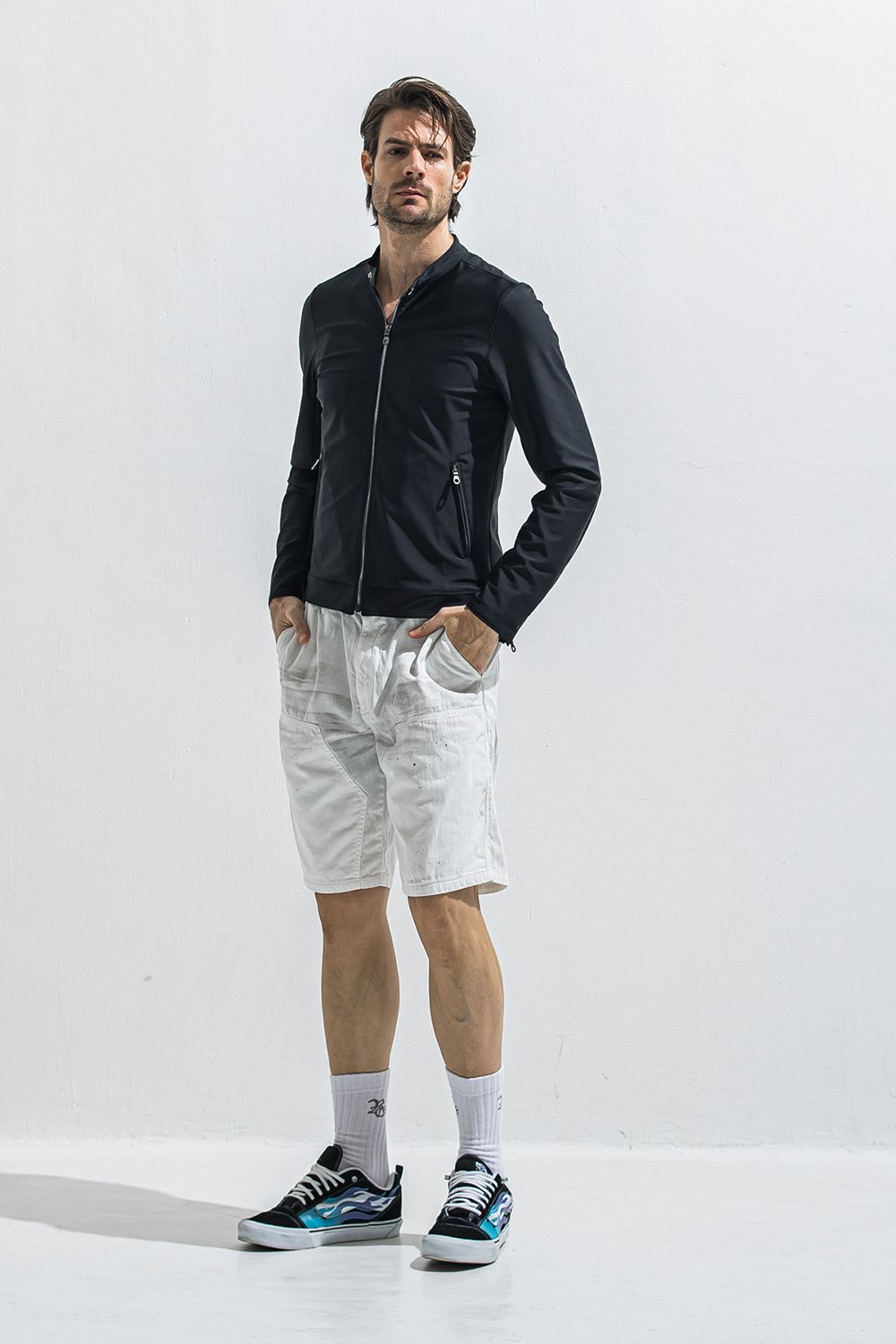 DOUBLE KNEE SHORTS / ダブルニー ショーツ