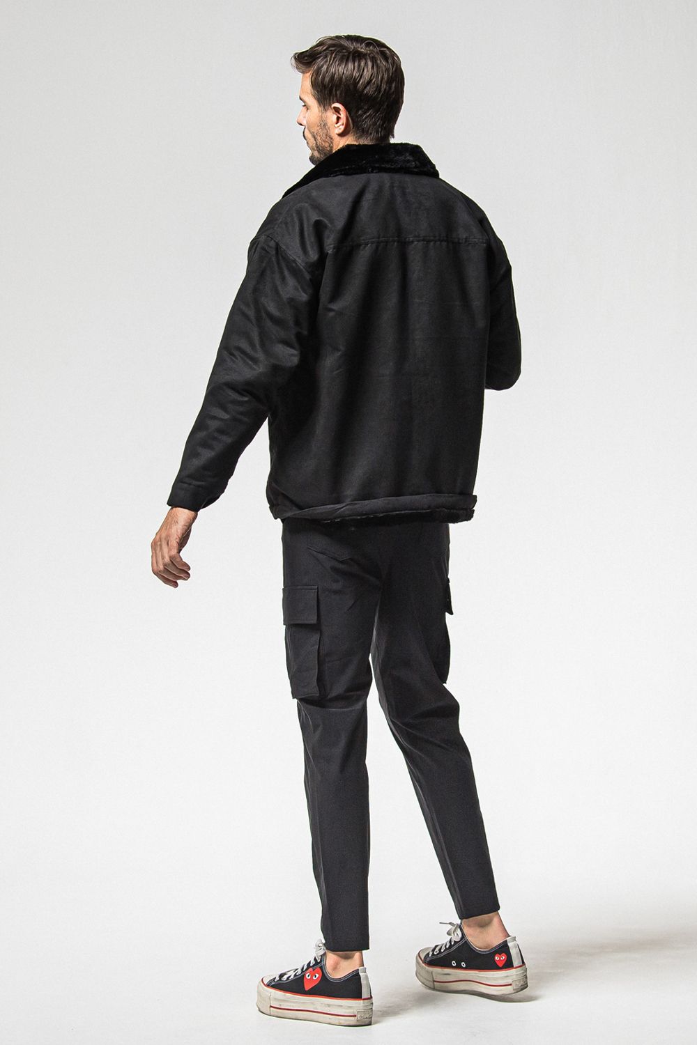 SUEDE FUR COVER ALL / スウェード ファー カバーオール