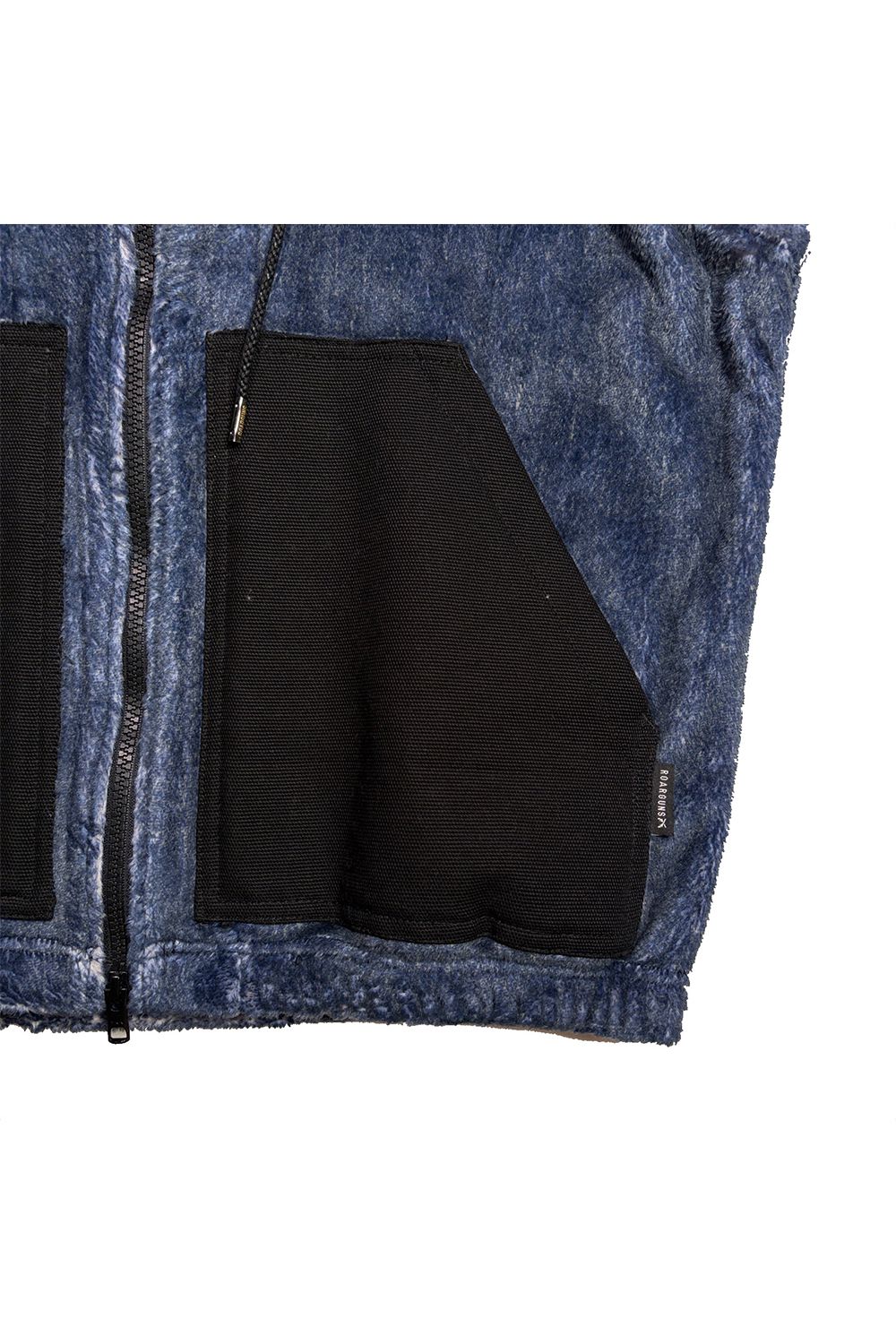 FLEECE DENIM VEST A / フリース デニム ベスト / クリスタルクロスガン