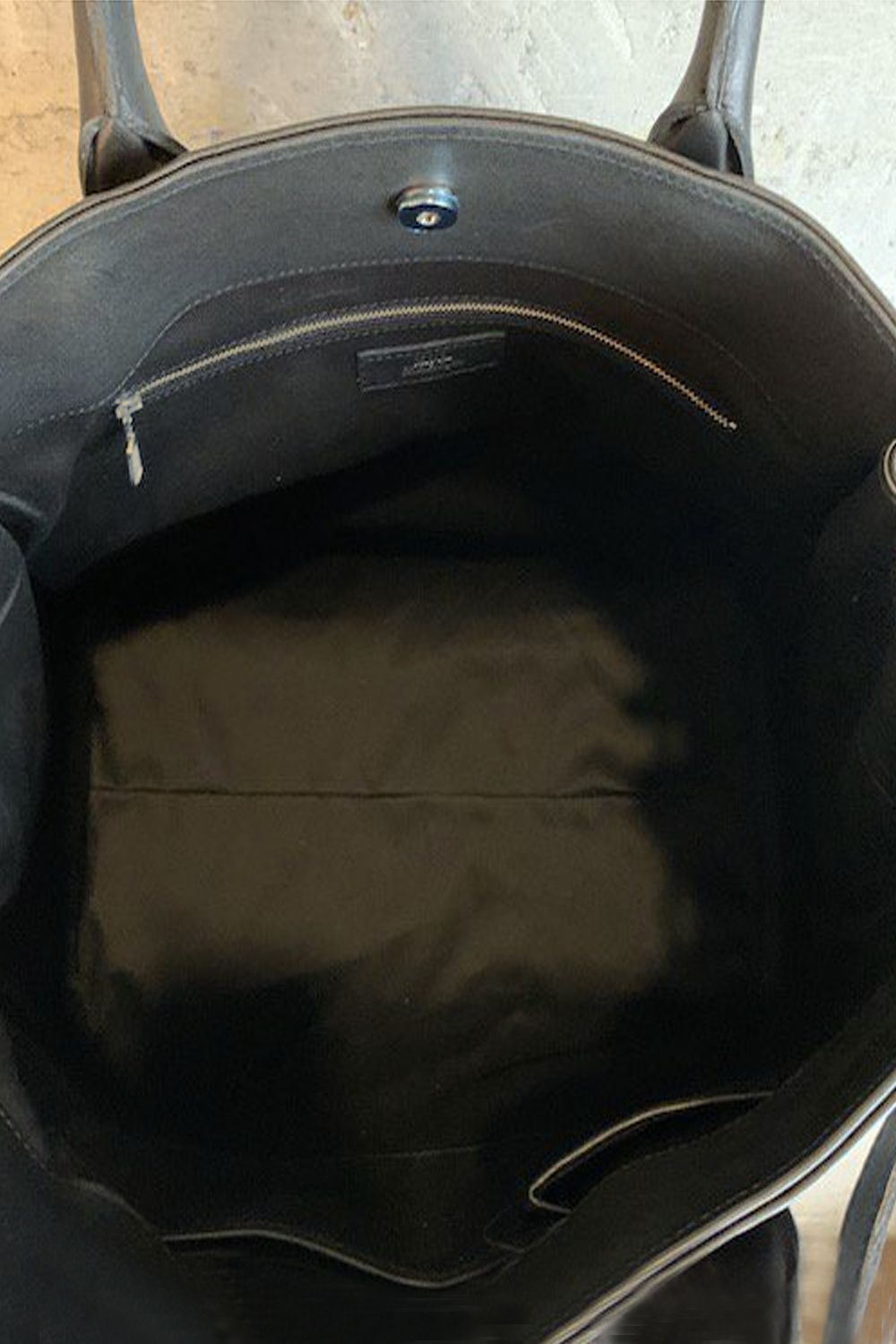 TOTE(M) BLACK × GOLD METAL - SMOOTH LEATHER
