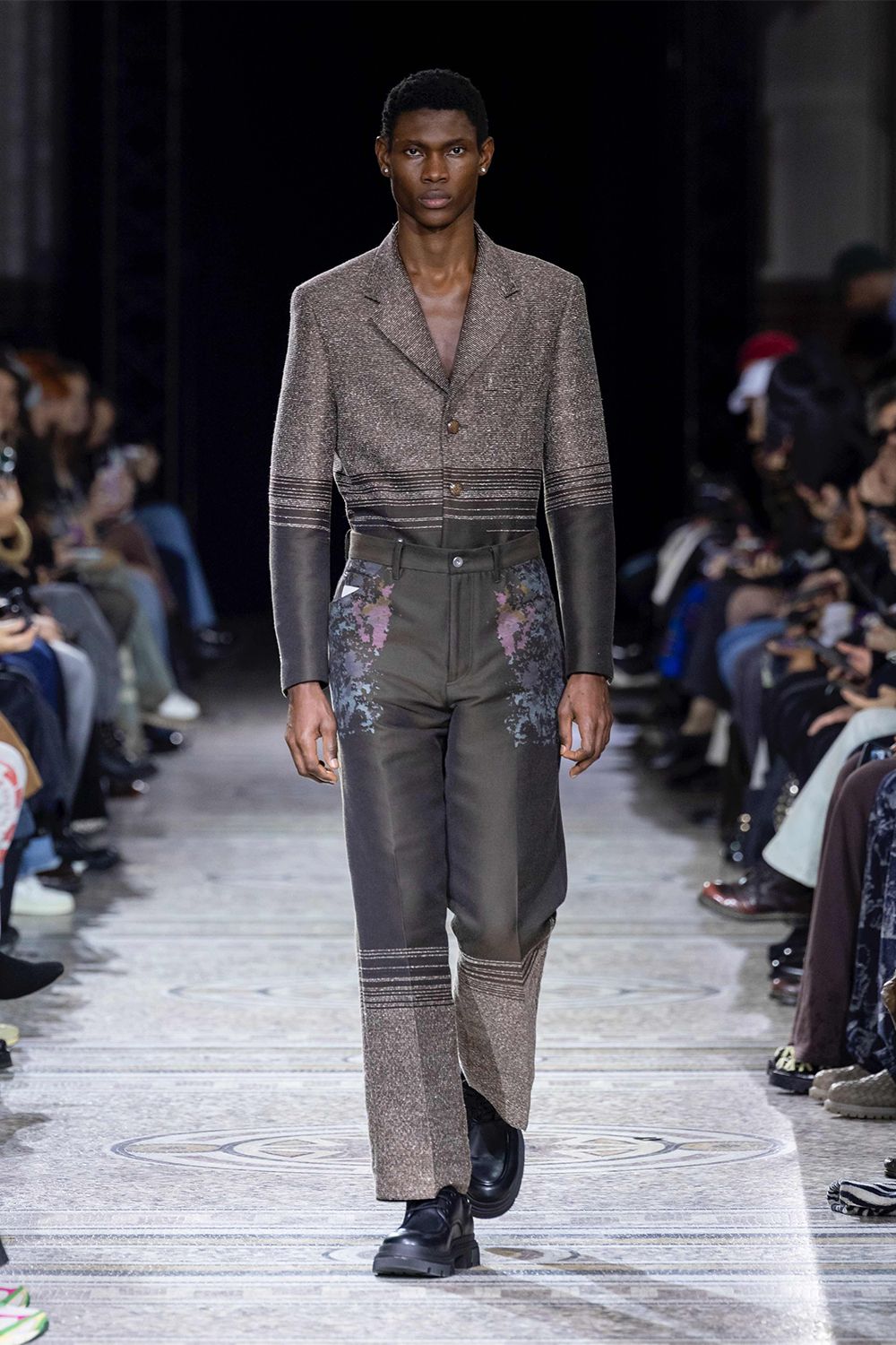 Gradation jacquard JKT / グラデーション ジャガード ジャケット