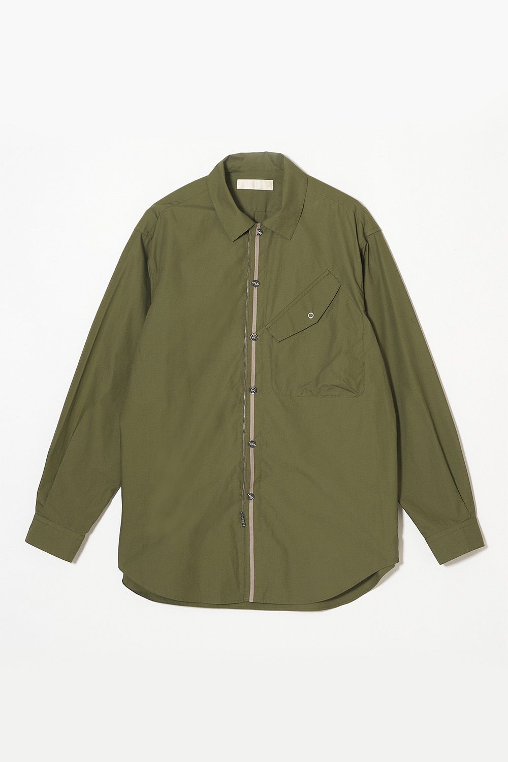 Zip-up 2way shirt  / ジップアップ 2ウェイ シャツ