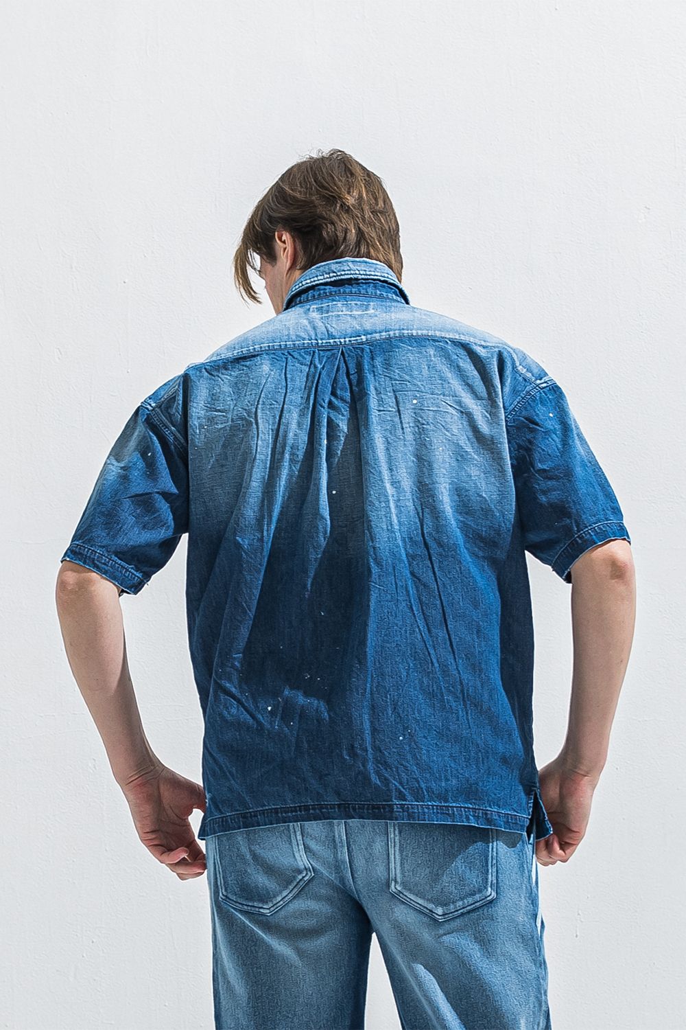 HALF DENIM SHIRTS / ハーフ デニム シャツ