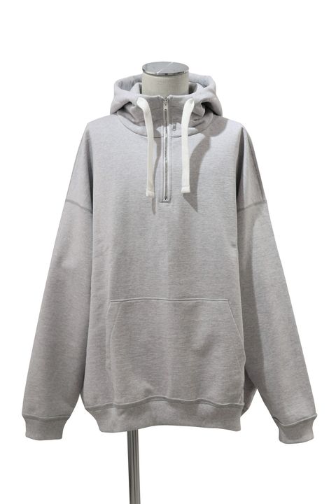 ORGANIC COTTON HEAVY FLEECE QUATER ZIP PARKA / オーガニックコットン ヘビー フリース クォーター ジップ パーカ