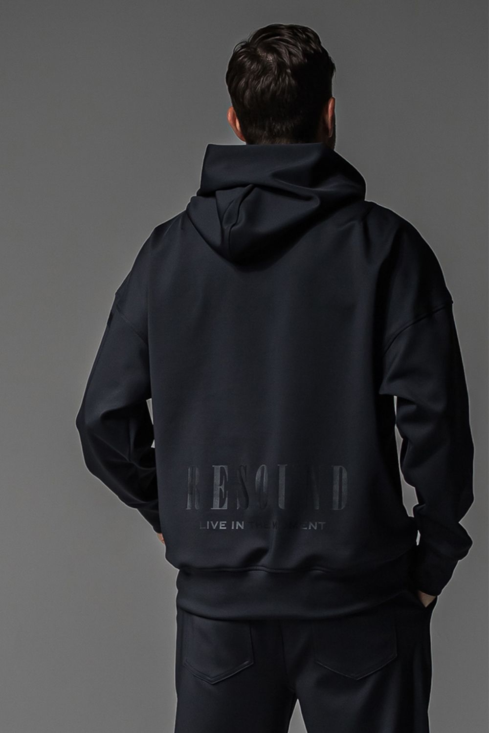 注目■RESOUND CLOTHING■大人気 ペイント柄ルーズパーカー 2色 RESOUND CLOTHING - VELOUR LINE LOOSE HOODIE / ベロアライン