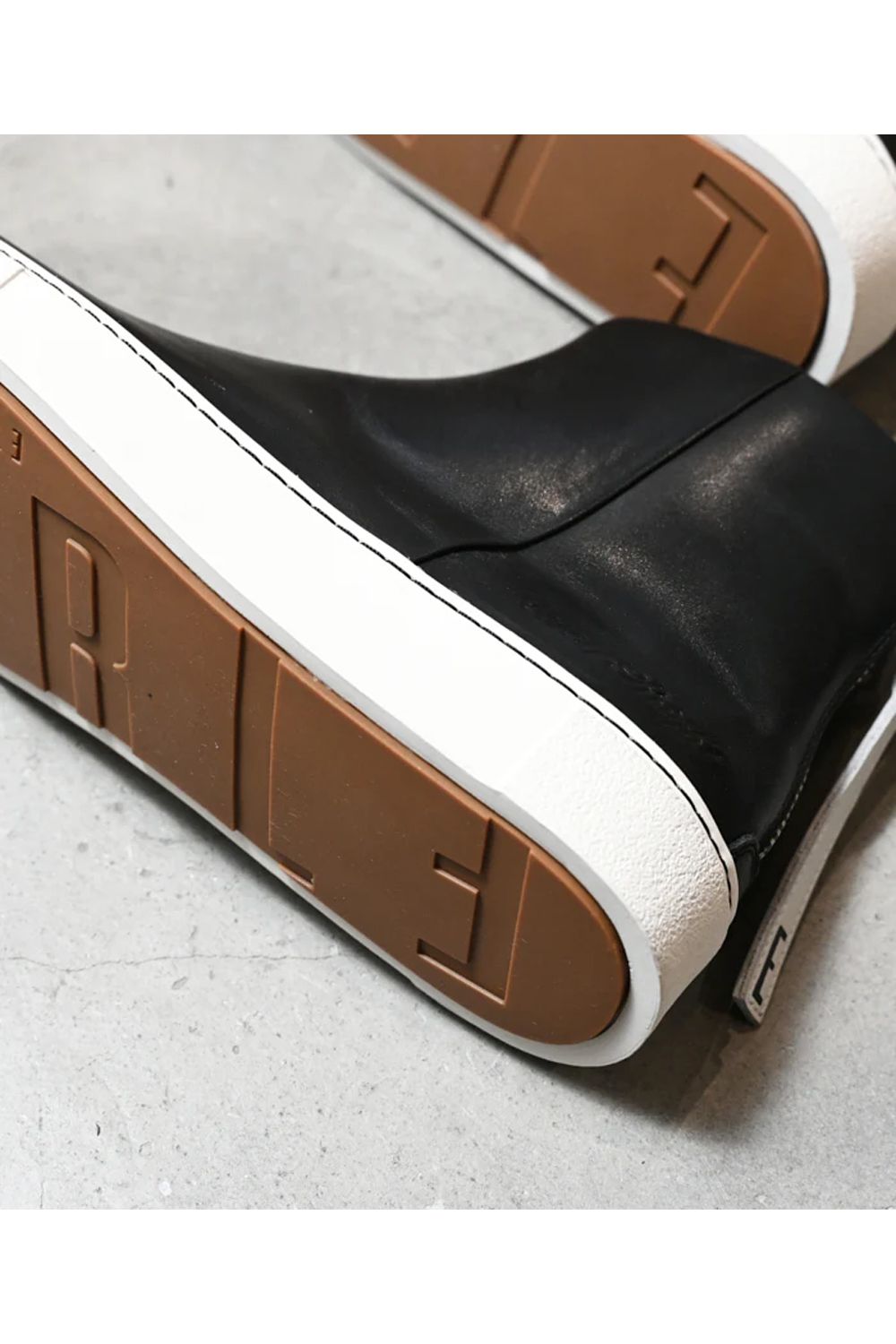 Back zip sneaker boots / バックジップ スニーカーブーツ