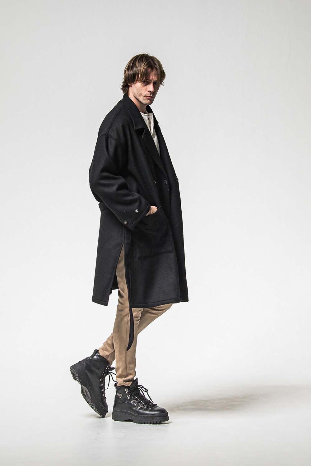 GOWN OVER COAT / オーバーサイズ ガウン コート