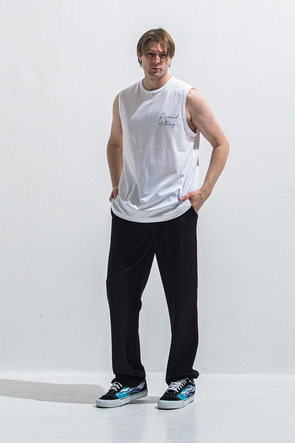 SEMI WIDE TUCK PANTS / セミワイド タック パンツ