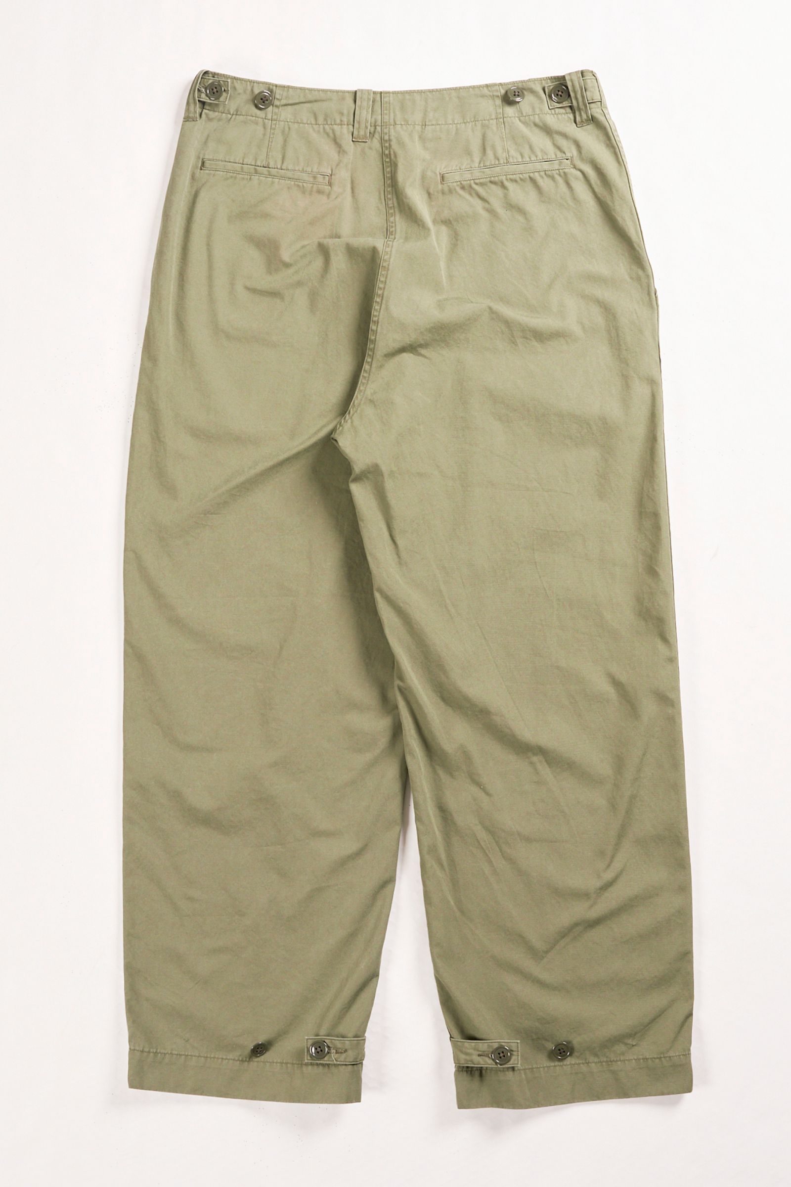 ORGANIC COTTON WEATHER CLOTH U.S. ARMY FIELD TROUSERS / オーガニックコットン ウェザークロス U.S.アーミー フィールド トラウザーズ