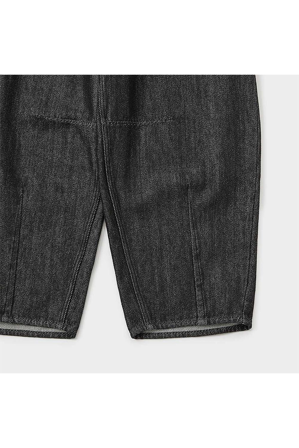 Loose twist yarn denim barrel PT / ルーズ ツイスト ヤーン デニム バレル パンツ