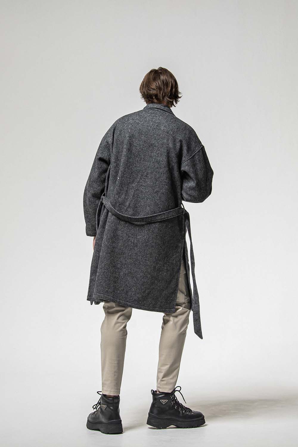 GOWN OVER COAT / オーバーサイズ ガウン コート