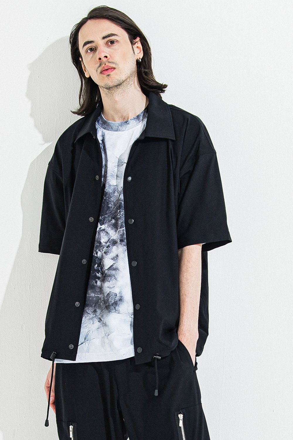 NYLON HALF COACH JACKET / ナイロン ハーフ コーチジャケット
