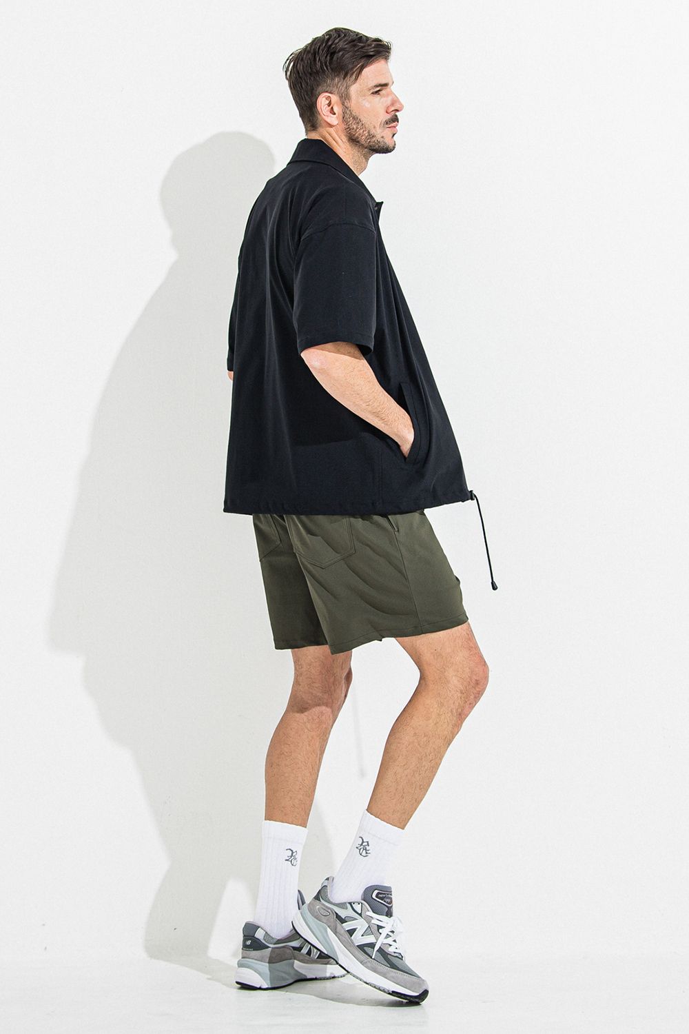 NYLON HALF COACH JACKET / ナイロン ハーフ コーチジャケット