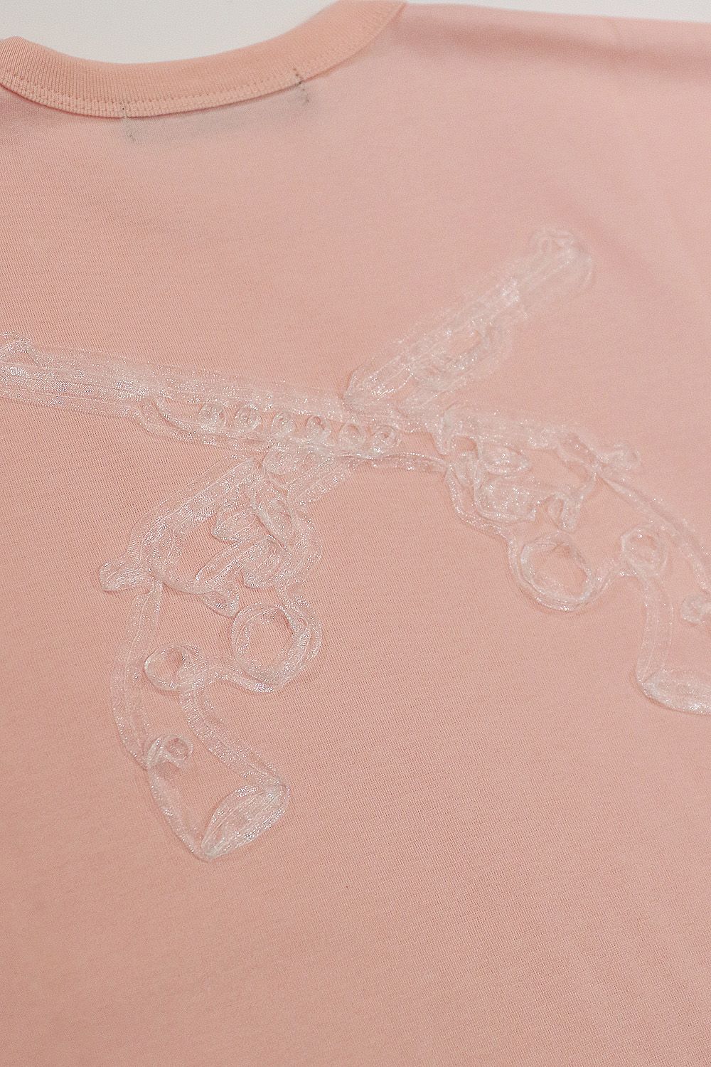 ORGANDY CROSSGUN T (Women's) / オーガンジー クロスガン Tシャツ