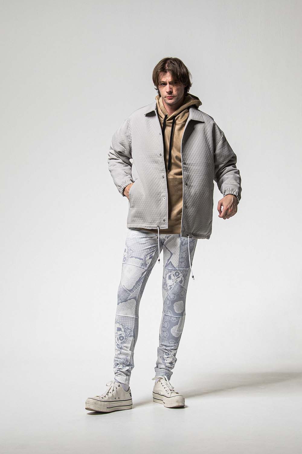 SUEDE LOOSE HOODIE / スウェード ルーズ フーディ