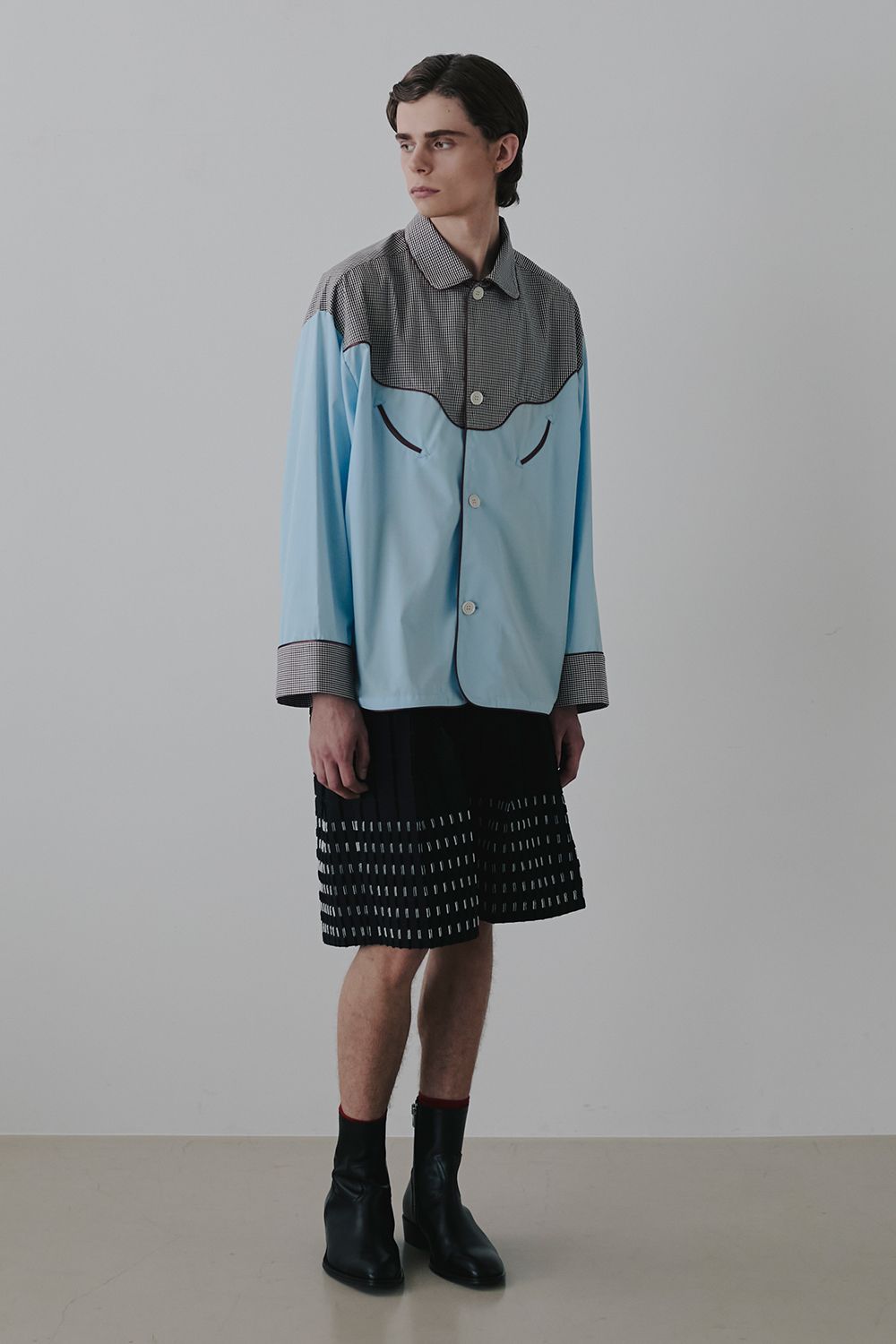 Block pattern short PT / ブロックパターン ショートパンツ