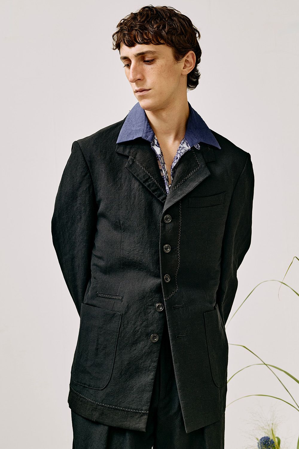 Wool linen repair JKT / ウール リネン ジャケット