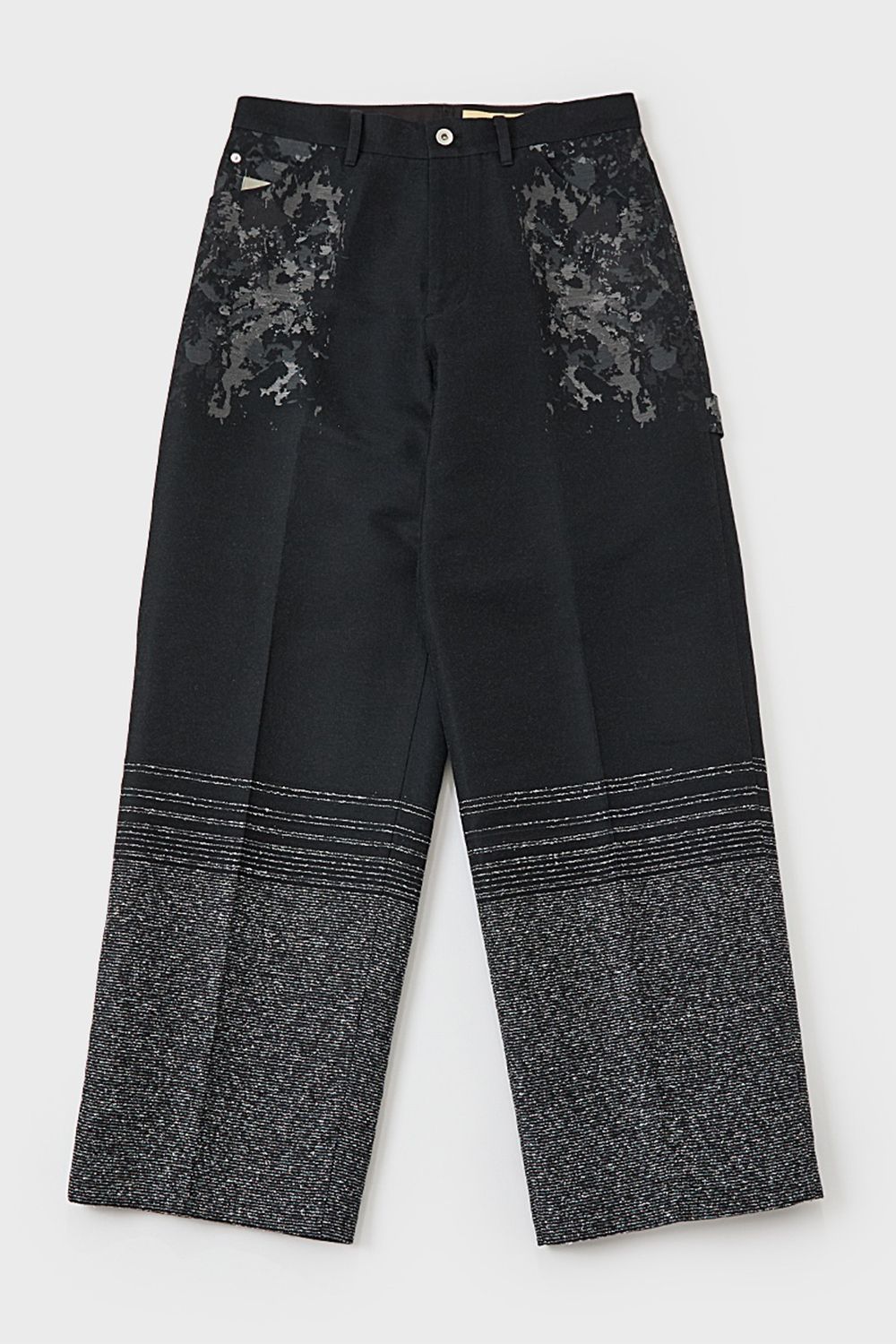 Gradation jacquard trousers / グラデーション ジャガード トラウザーズ