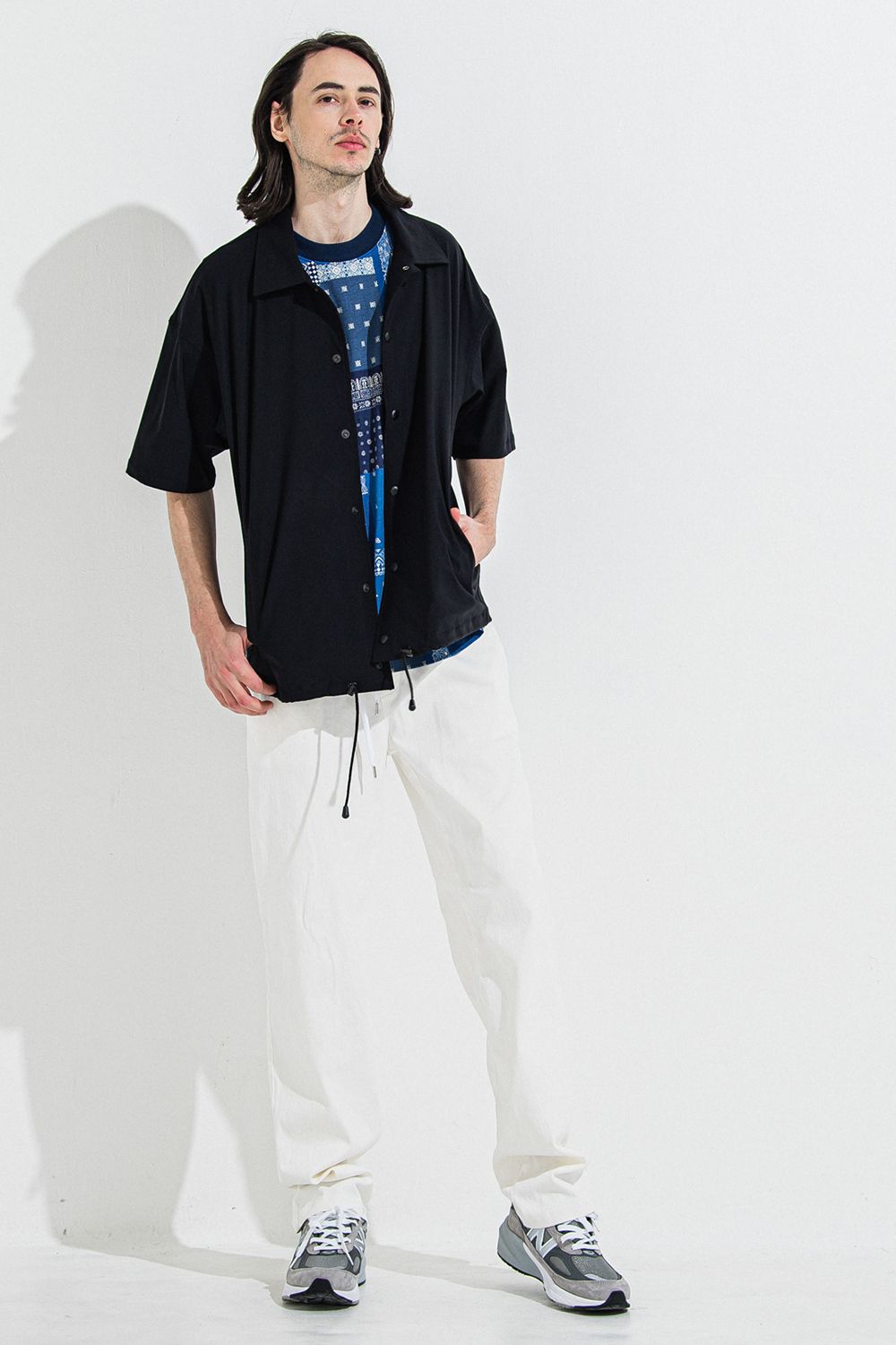 NYLON HALF COACH JACKET / ナイロン ハーフ コーチジャケット