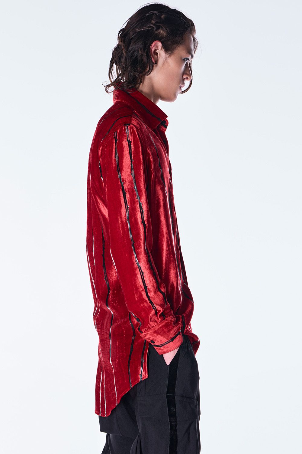 TOGE Velvet Shirt / トゲ ベルベット シャツ