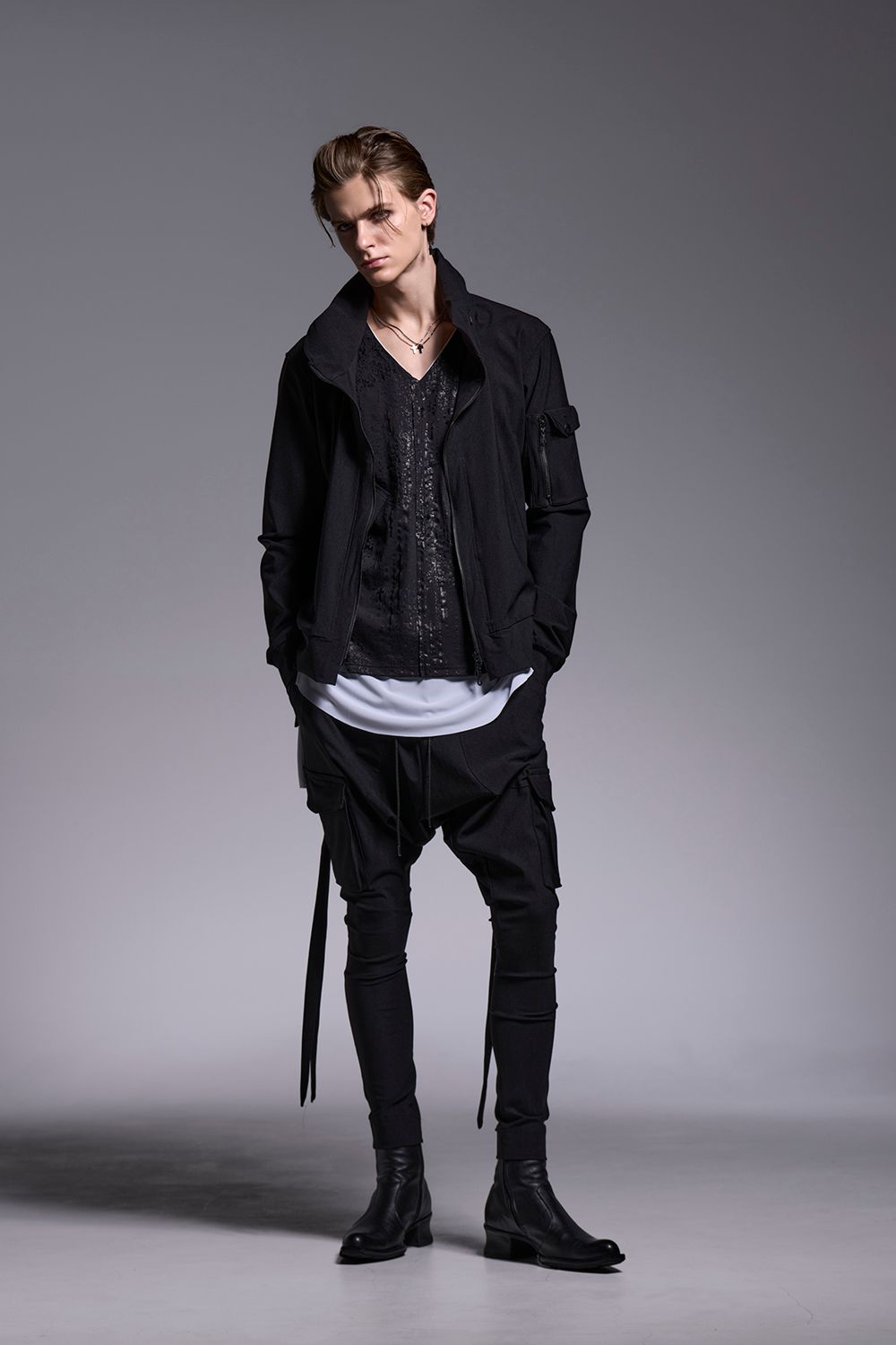 HAKU-BEATENJIKU Layered-T / 箔ベア天竺 レイヤード Tシャツ