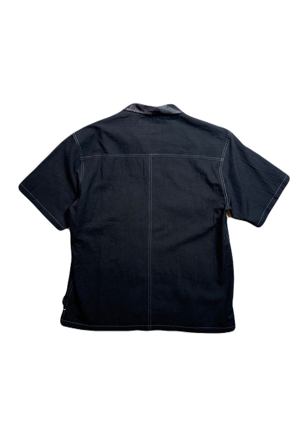 CO/W VIYELLA SHIRT / コットン ビエラ ショートスリーブ オープンカラーシャツ