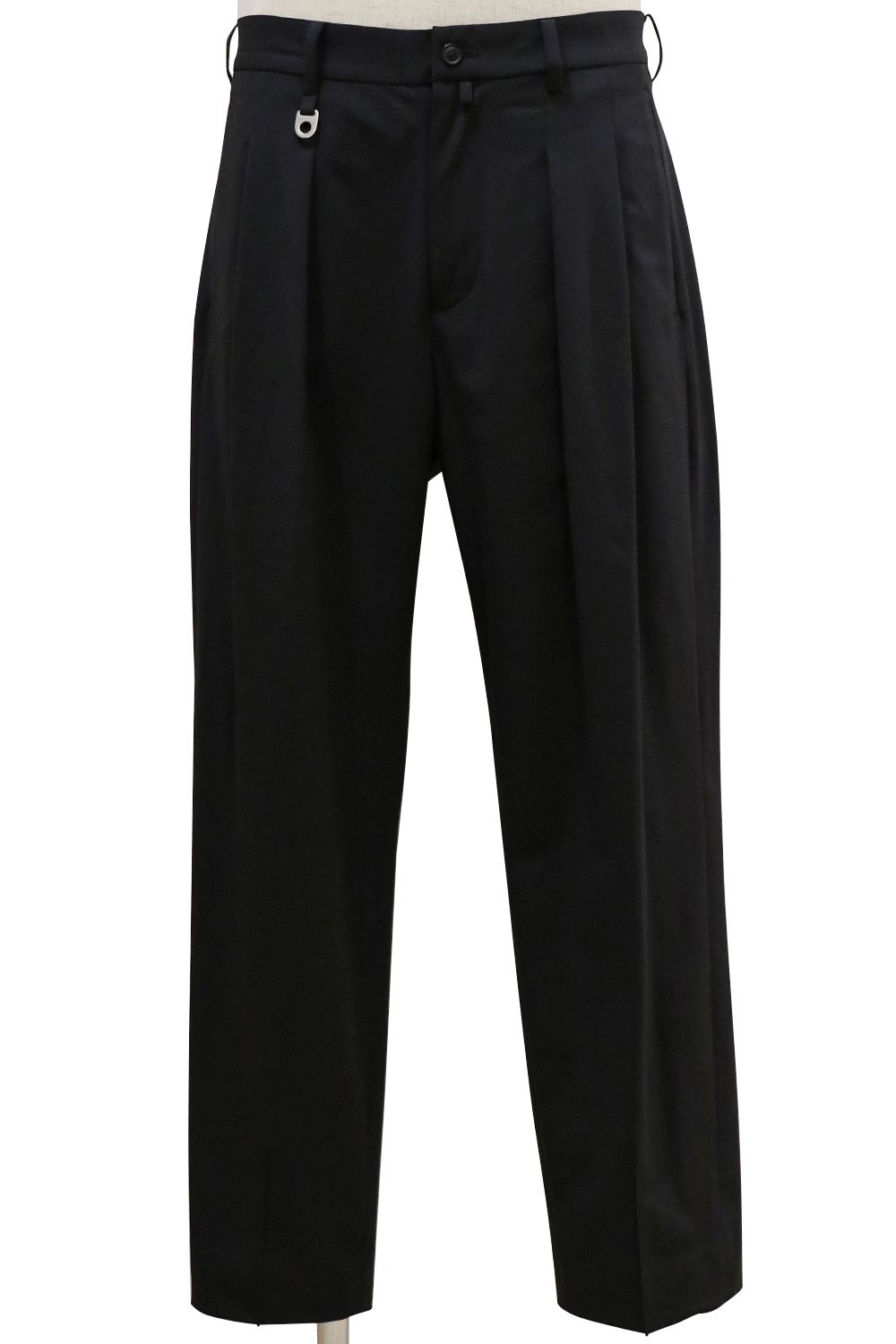 【関税込み】Beaufille ブラック Ulla トラウザーズ EULLA - BOX TUCK TROUSERS / ボックス タック トラウザーズ