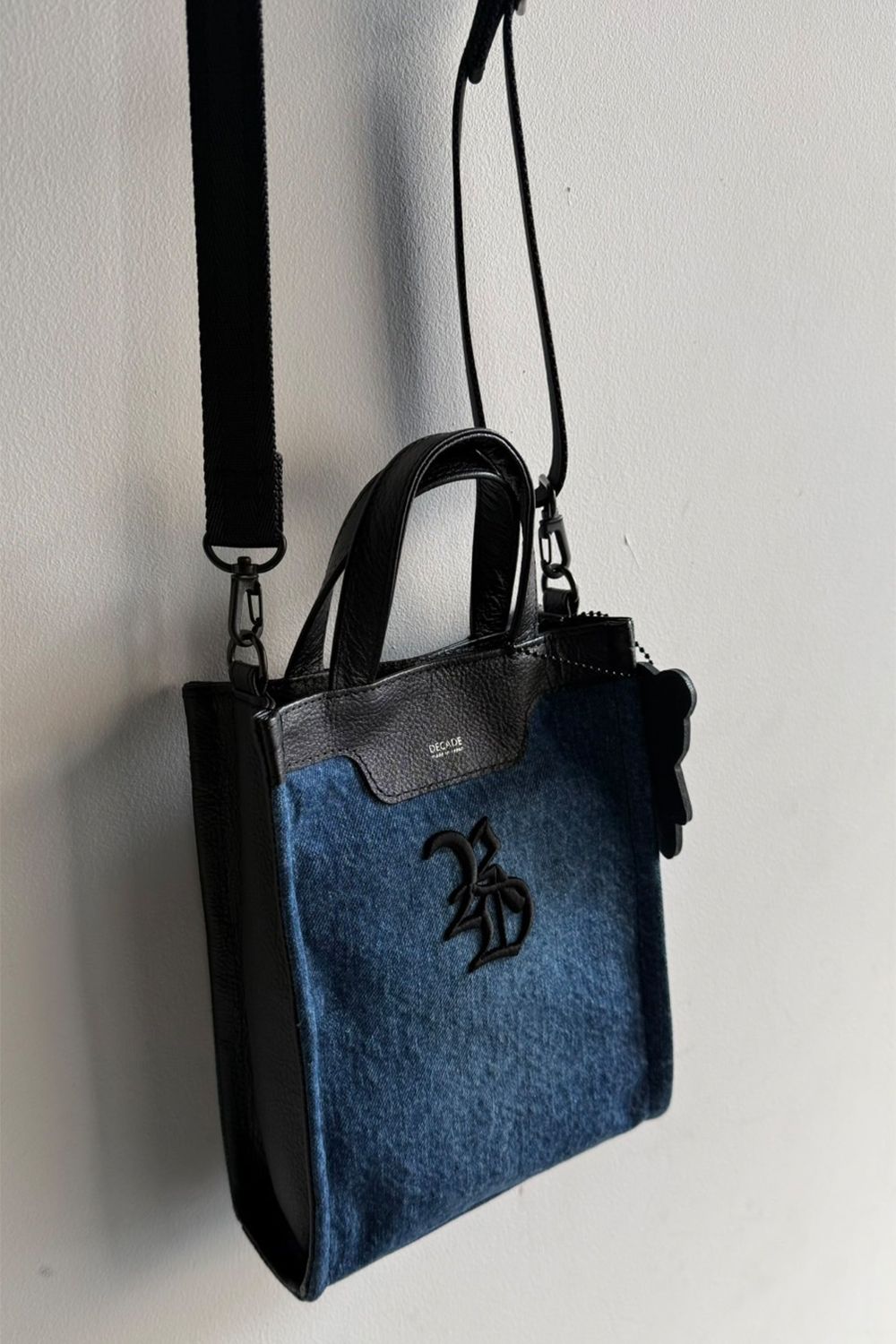 DENIM MINI TOTE BAG / decadeコラボ デニム ミニトートバッグ