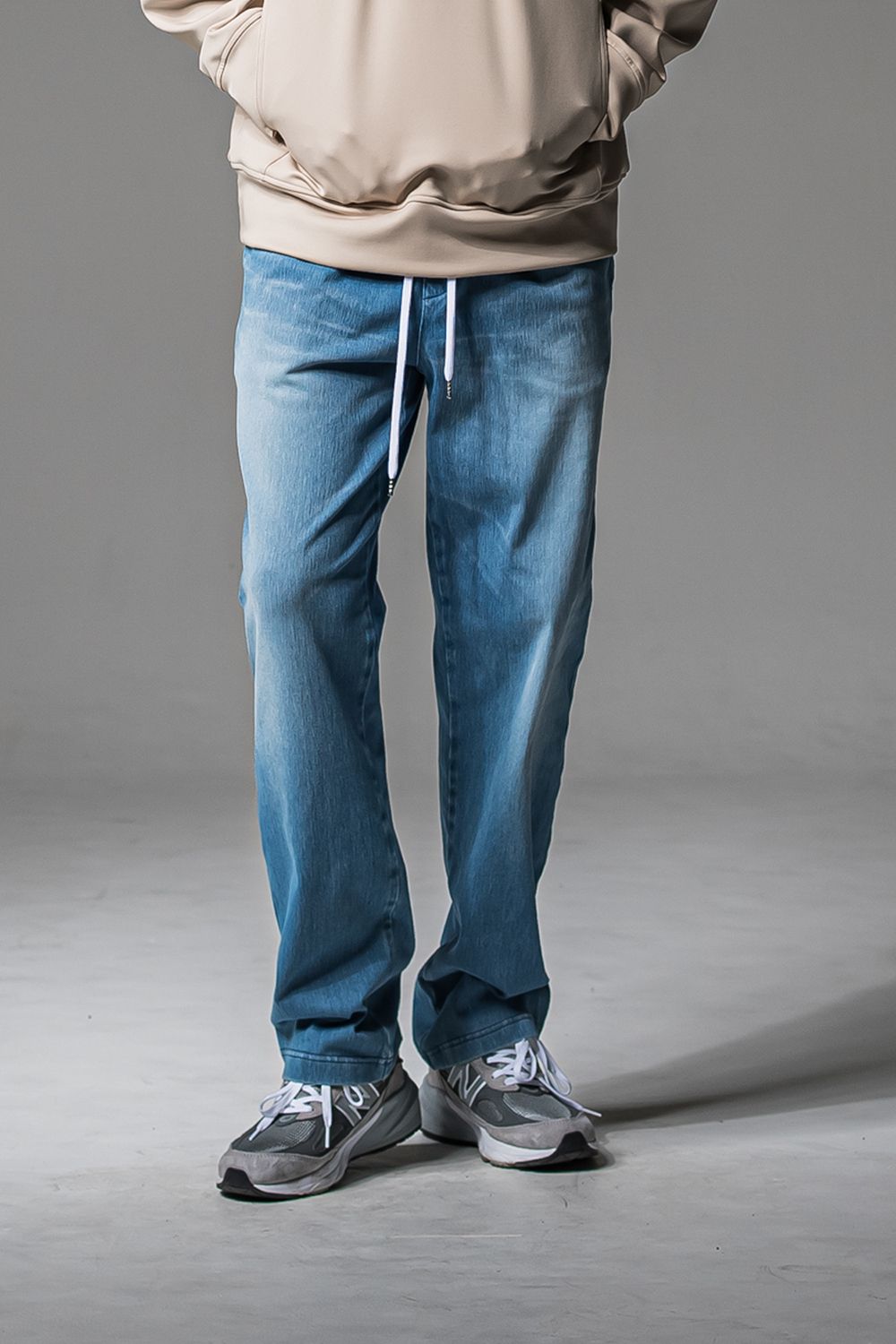ジャージ/RESOUND CLOTHING RESOUND CLOTHING リサウンドクロージング DENIM JERSEY WIDE PT