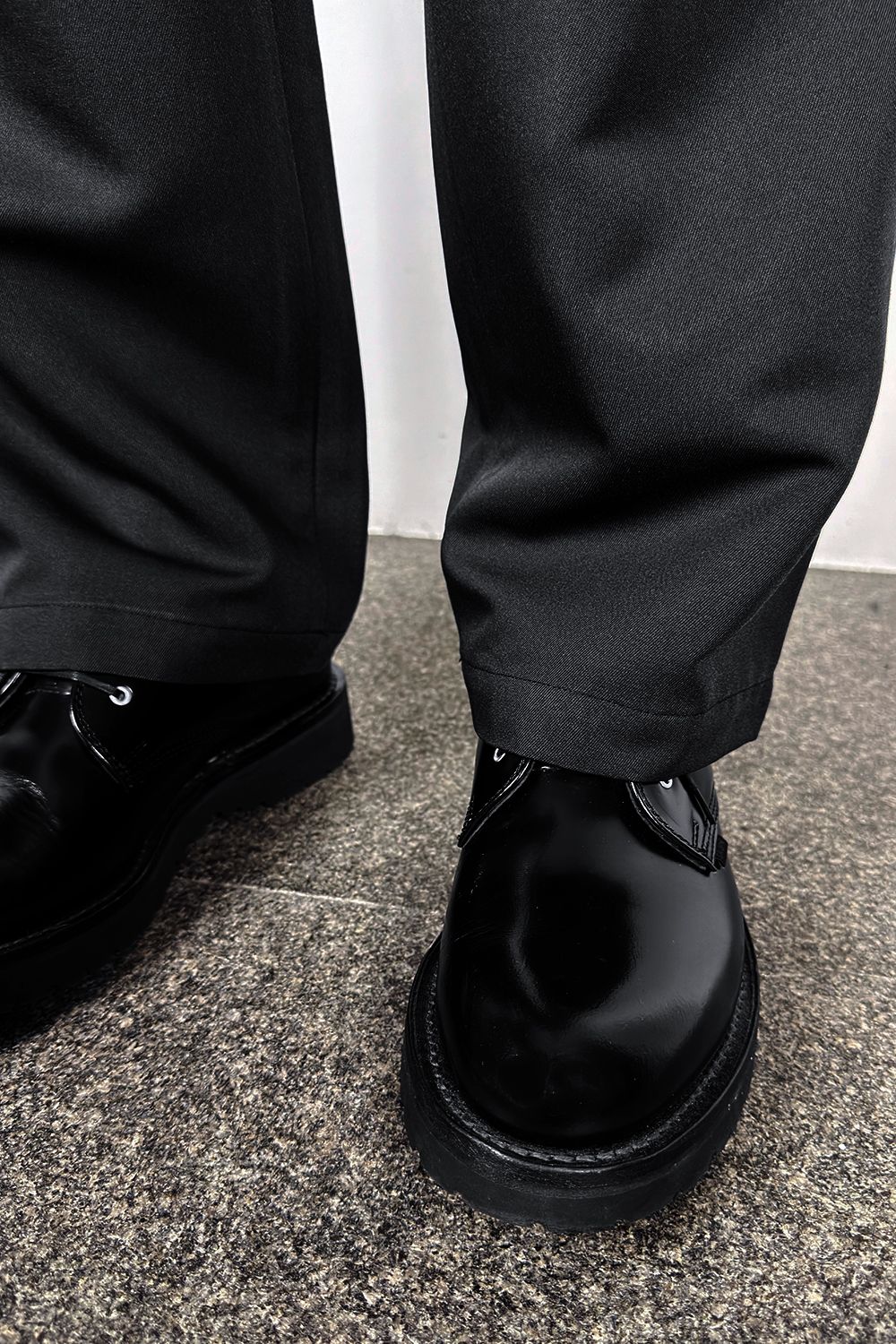 N.HOOLYWOOD TEST PRODUCT EXCHANGE SERVICE DOUBLE TUCK TROUSERS / エヌハリウッド テストプロダクトエクスチェンジサービス ダブルタック トラックパンツ