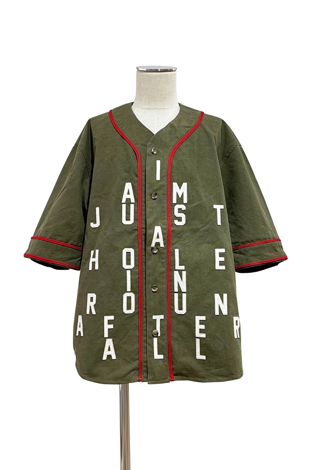 READYMADE ベースボール シャツ BASE BALL SHIRT 1 緑