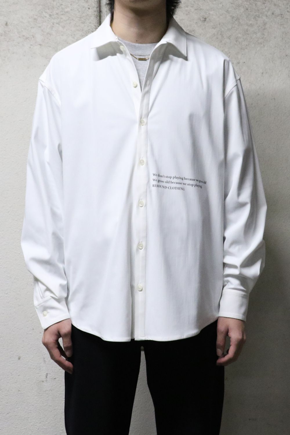 RESOUND CLOTHINGの人気ナイロン素材を使用したlaid-back別注“NYLON JACK SHIRTS”スタイル