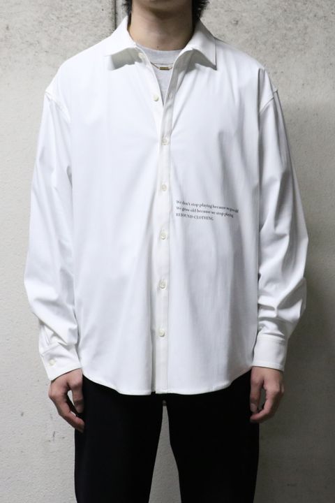 RESOUND CLOTHINGの人気ナイロン素材を使用したlaid-back別注“NYLON JACK SHIRTS”スタイル
