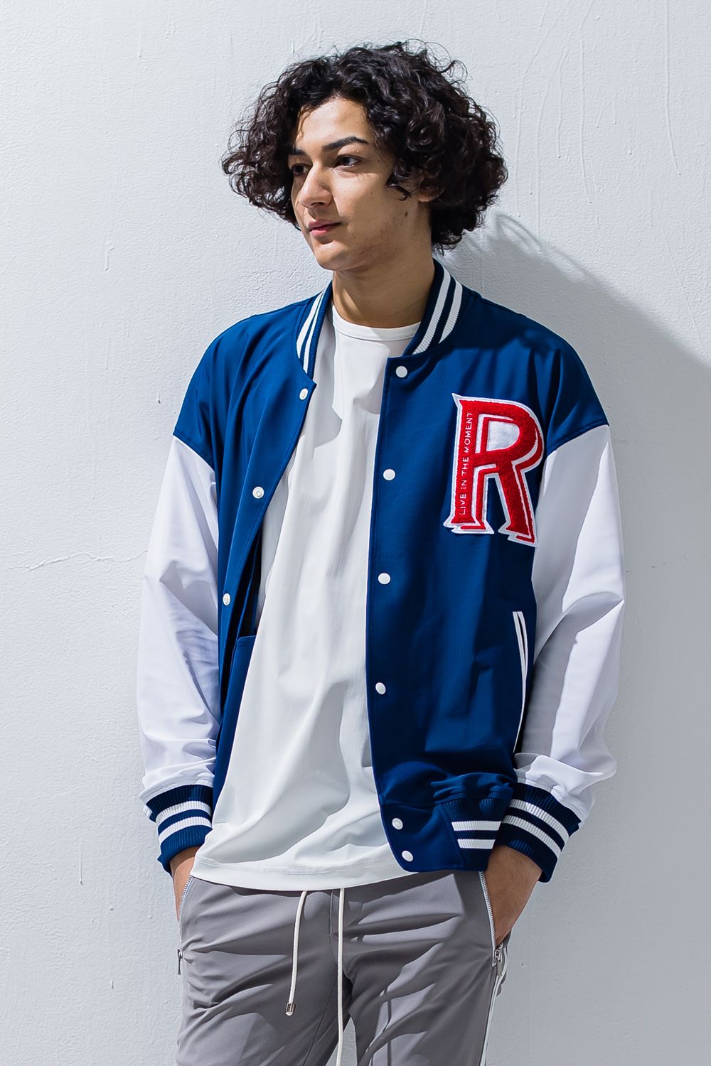 RESOUND CLOTHING - RASH OVER VARSITY JACKET / ラッシュガード