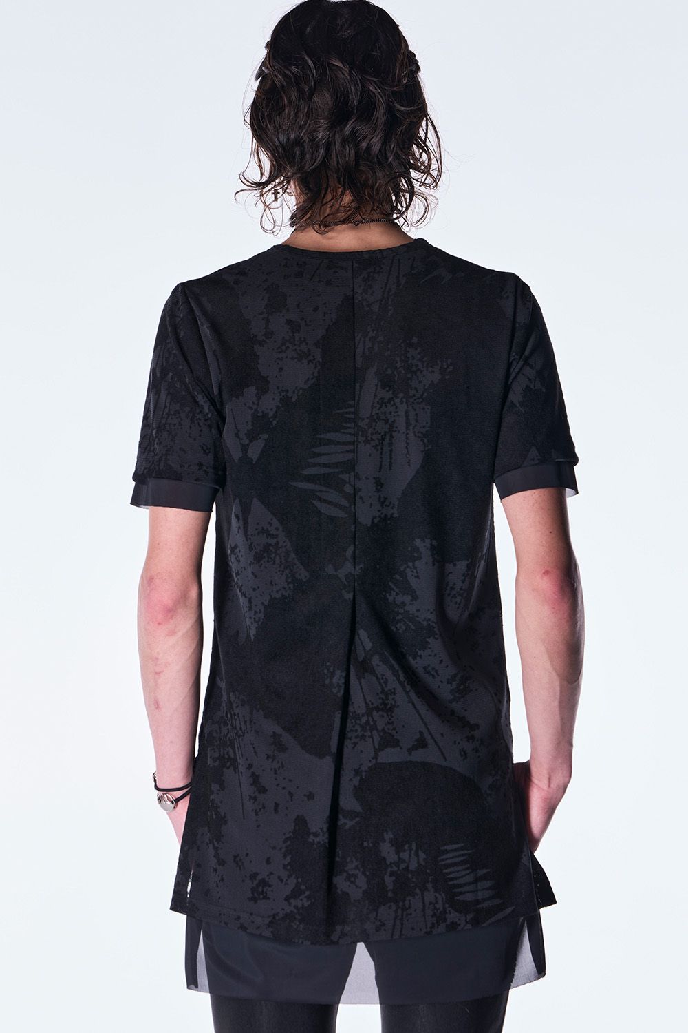 Opal Mesh Layered T-shirt / オパール メッシュ レーヤード Tシャツ