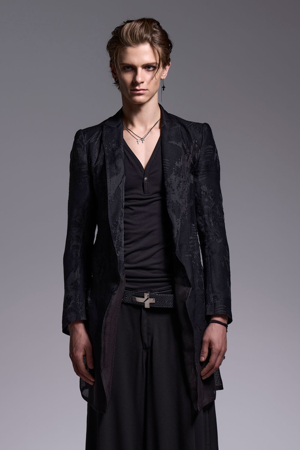 BEATENJIKU Henry Neck Tank Top / ベア天竺 ヘンリーネック タンクトップ