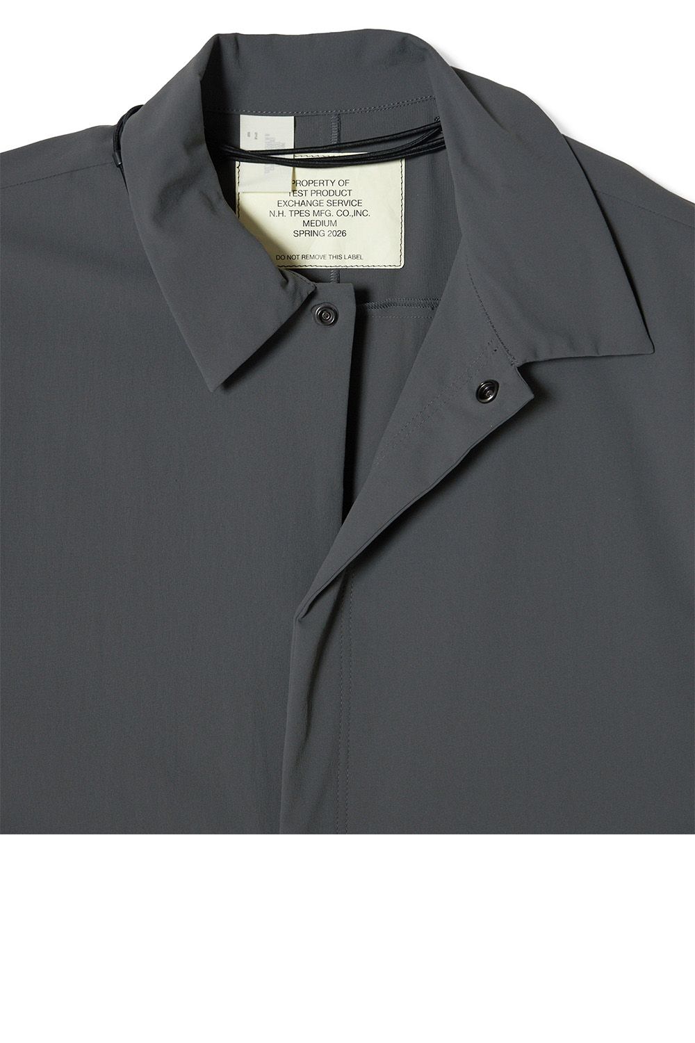 N.HOOLYWOOD TEST PRODUCT EXCHANGE SERVICE DRAWSTRING SHIRT / エヌハリウッド テストプロダクトエクスチェンジサービス ドローストリング シャツ