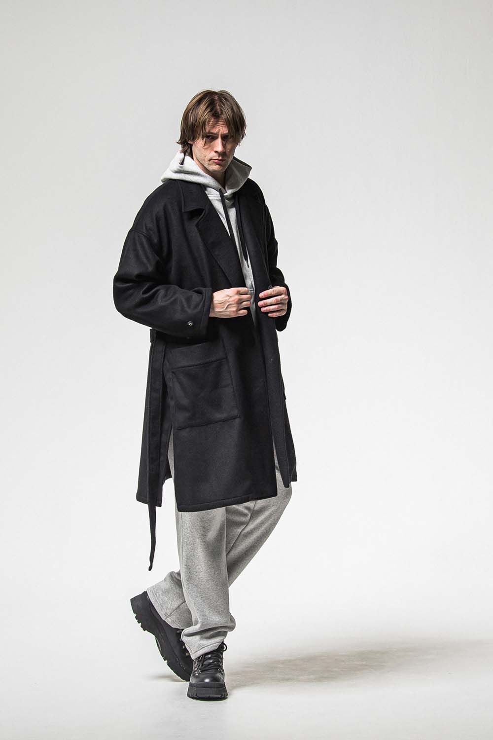 GOWN OVER COAT / オーバーサイズ ガウン コート