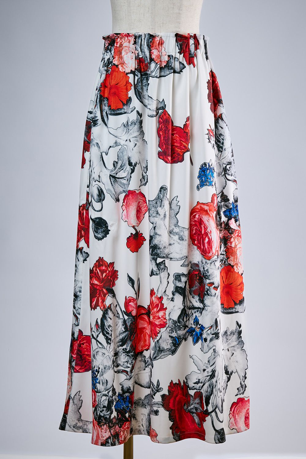 THE ONENESS-FLORA Shirring Skirt / ザワンネス フローラ シャーリング スカート