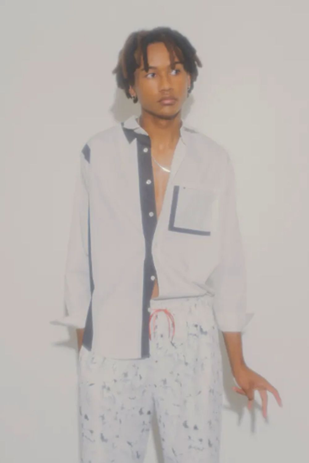 Laser cut regular shirt / レーザー カット レギュラー シャツ
