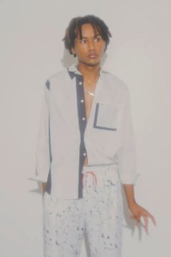 Laser cut regular shirt / レーザー カット レギュラー シャツ