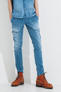 DENIM JERSEY CHRIS EASY TUCK PT / デニム ジャージ クリス イージー タック パンツ