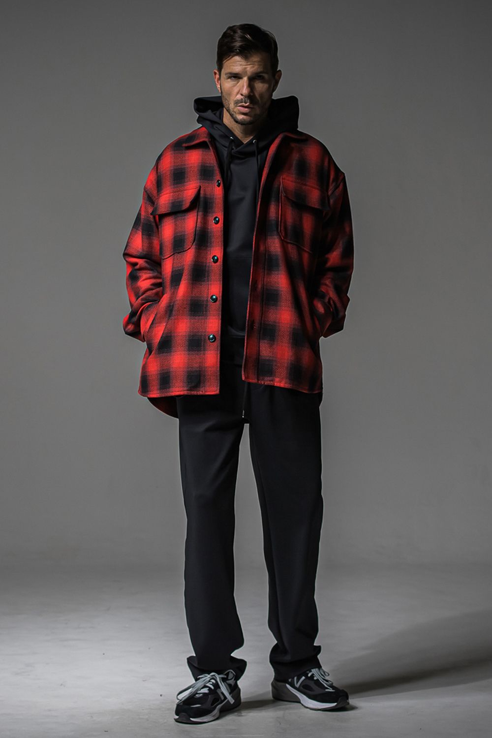 BACK ID LOOSE HOODIE / バックロゴ ルーズフーディー