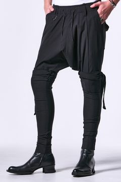 High Tension Jersey Strapped Sarrouel / ハイテンションジャージ ストラップサルエルパンツ