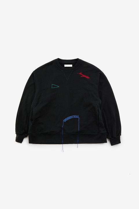 Embroidery sweat P/O / エンブロイダリー スウェット プルオーバー