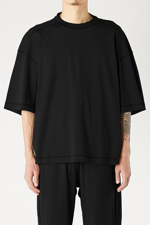 N.HOOLYWOOD TEST PRODUCT EXCHANGE SERVICE PANELED T-SHIRT / エヌハリウッド テストプロダクトエクスチェンジサービス パネル Tシャツ